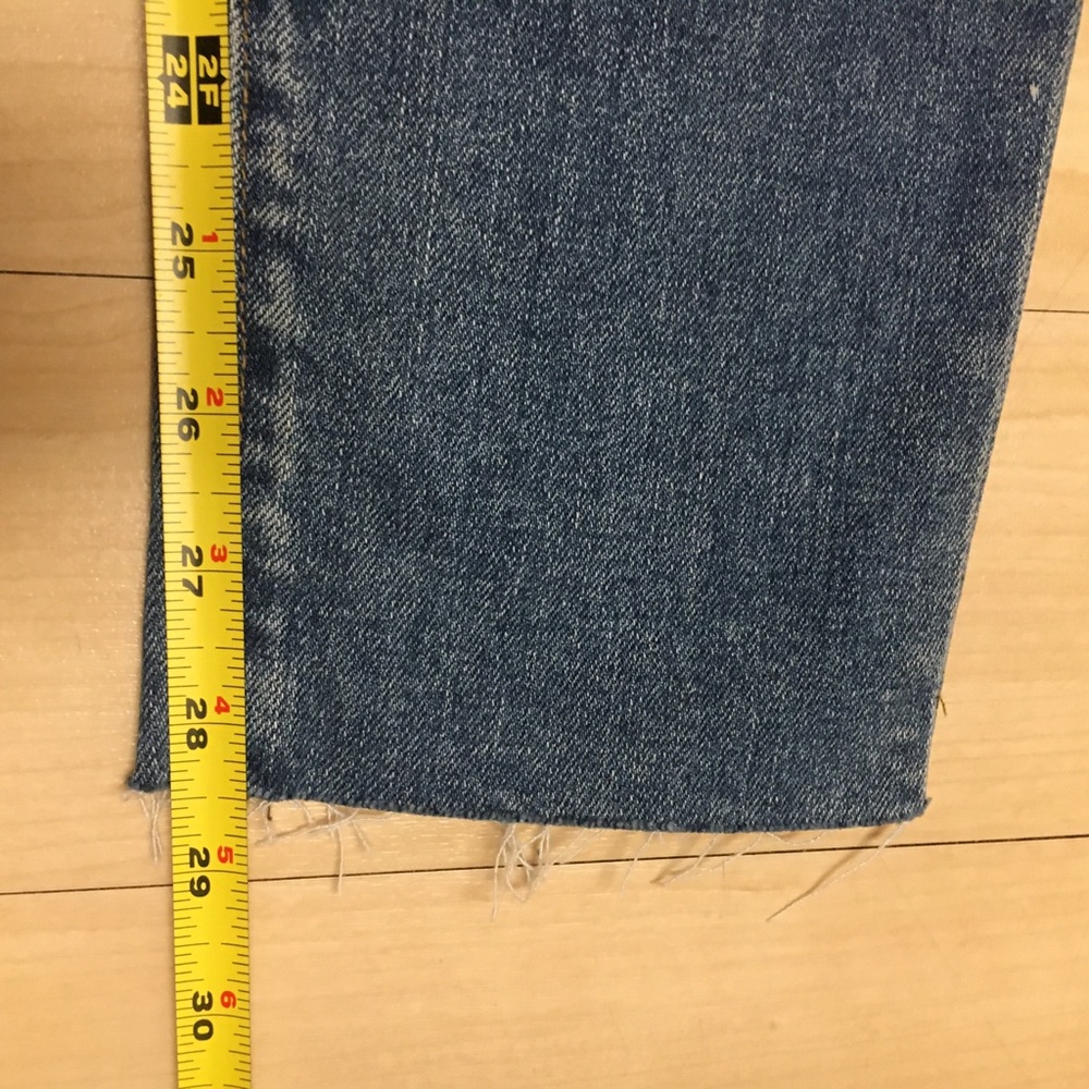 Joe’s Jeans High Rise Skinny Ankle Wheaton Raw Frayed Hem Size 30 Light Wash - Picture 9 of 15